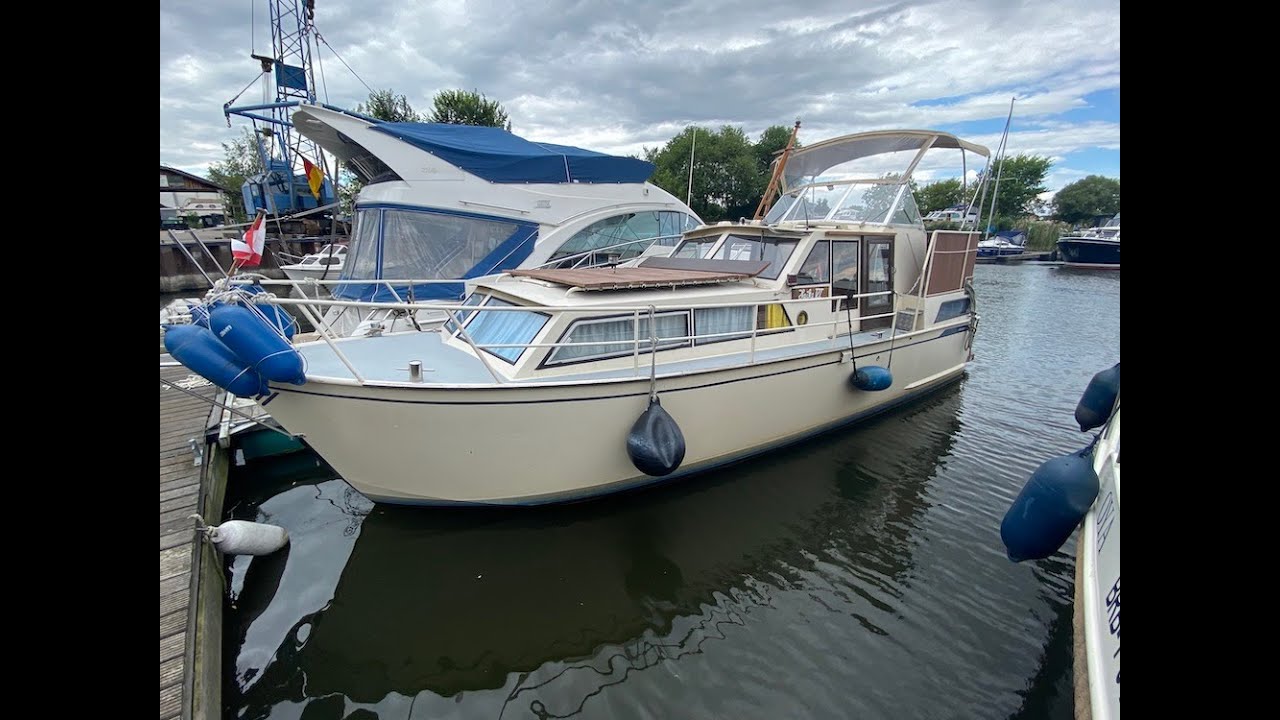 Motoryacht Stahlboot Excellent 900 GL, verkauft