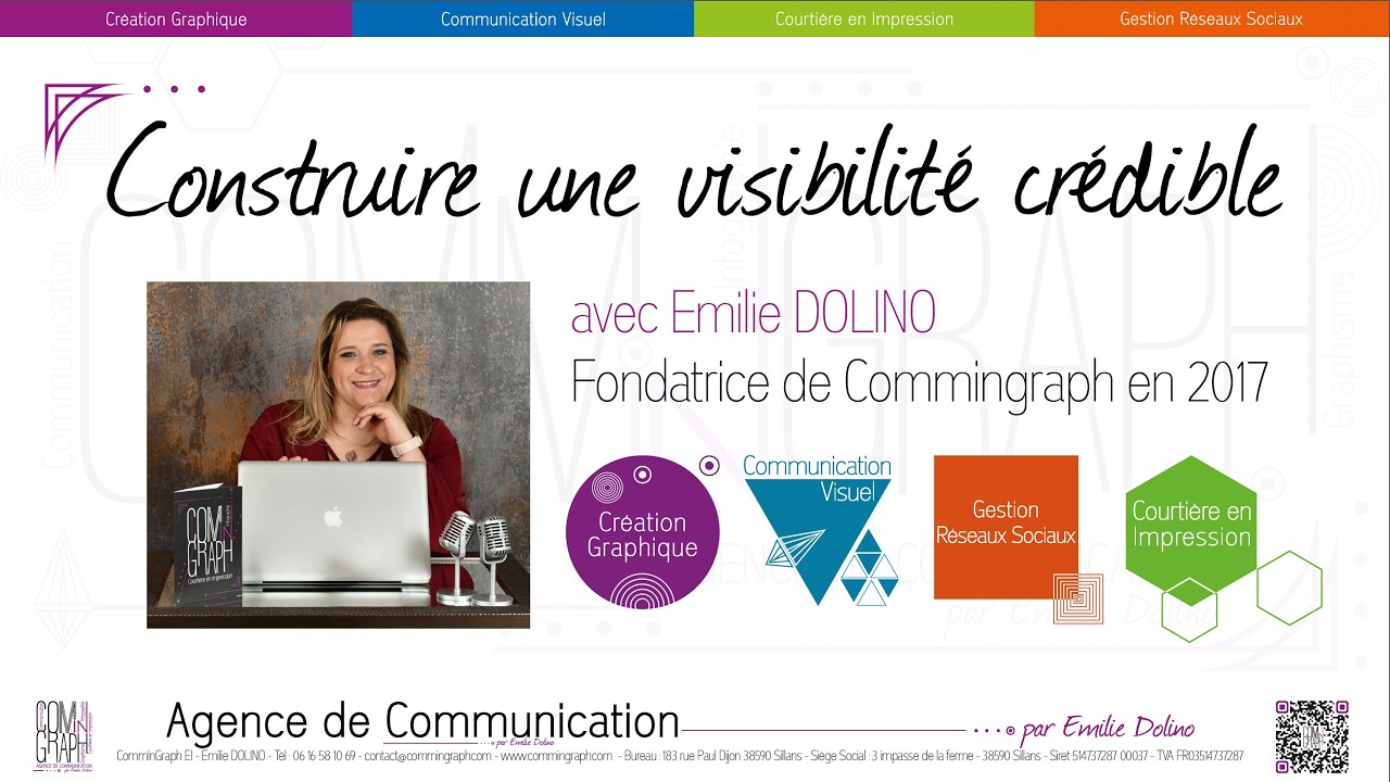 Construire une visibilité crédible avec Emilie DOLINO Agence Commingraph