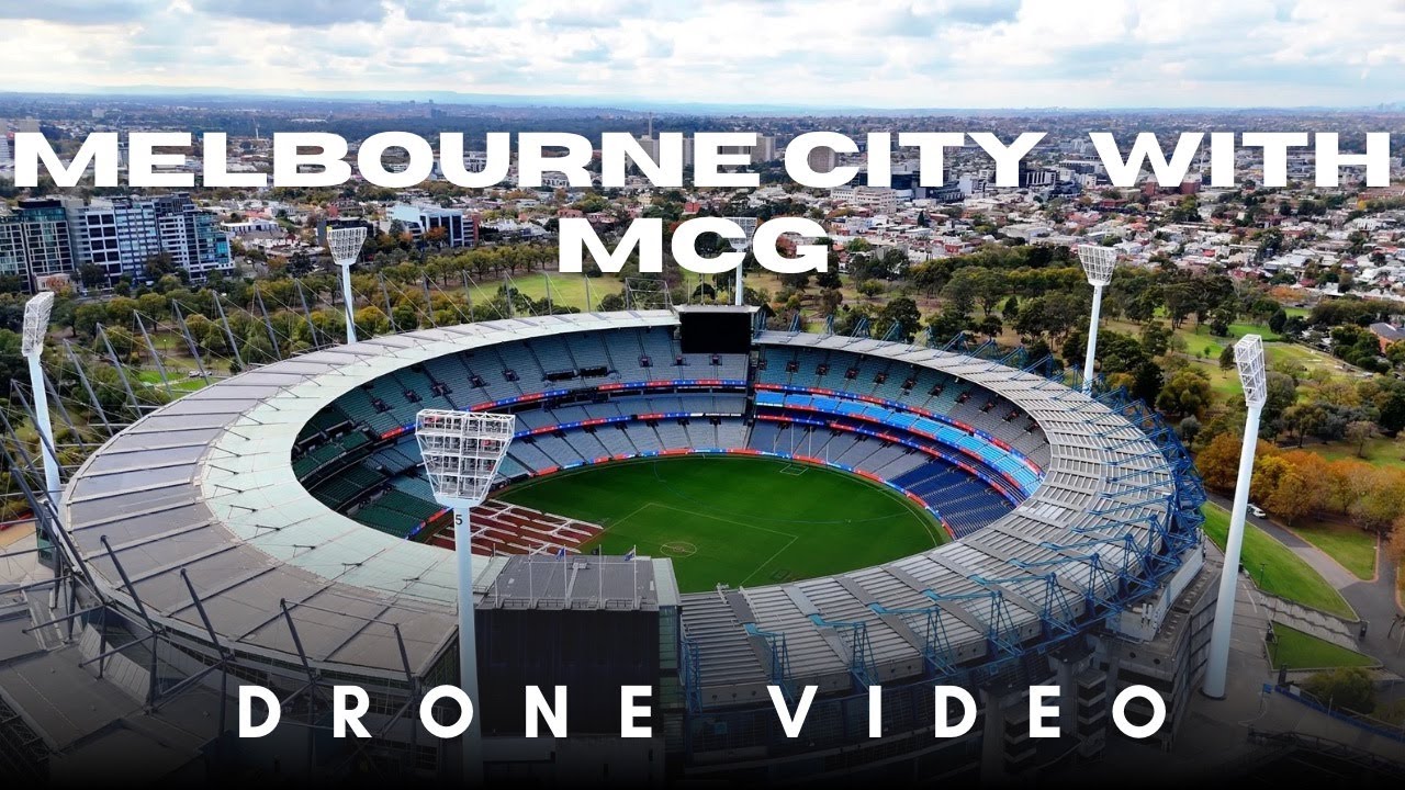 MELBOURNE  | MELBOURNE CRICKET GROUND |AUSTRALIAN OPEN | BIRDS EYE | DRONE SHOT | @DJI MINI 4 PRO