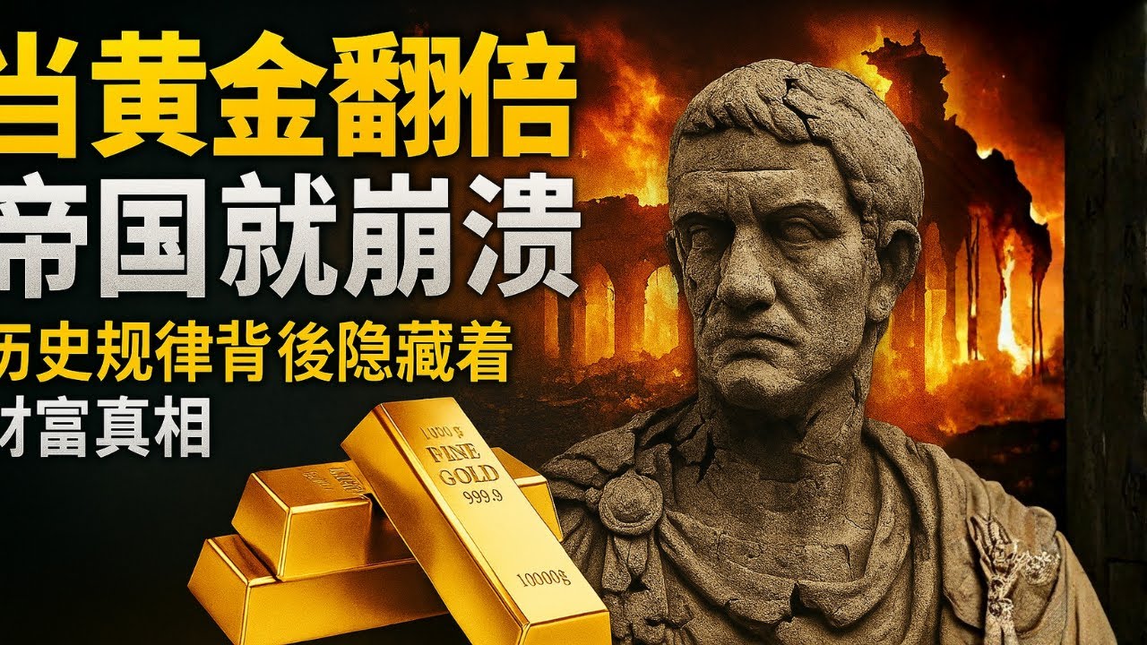 当黄金翻倍，帝国就崩溃：历史规律背后隐藏着5000年未变的财富密码；掌握密码的人，将在崩塌的尘埃中，重建属于自己的财富帝国。