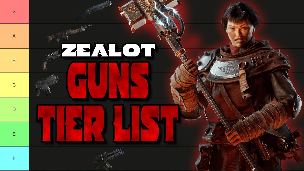 Complete Zealot RANGED Weapons Tier List  │Darktide Preacher │Warhammer 40k