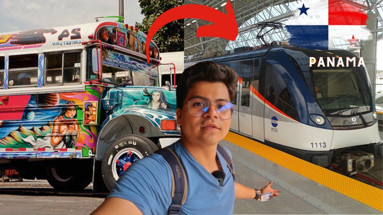 VIAJANDO en EL MEJOR TRANSPORTE PÚBLICO de Centroamérica - PANAMÁ 🚌🇵🇦