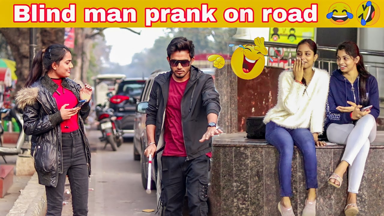 BLIND MAN PRANK ON RODE SIDE || DR prank || EPIC REACTION