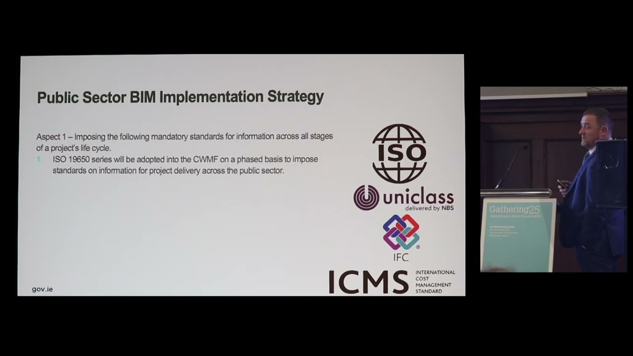 Gathering'25 Public Sector BIM Adoption in Ireland: Stephen Lynam, Department of Public Expenditure