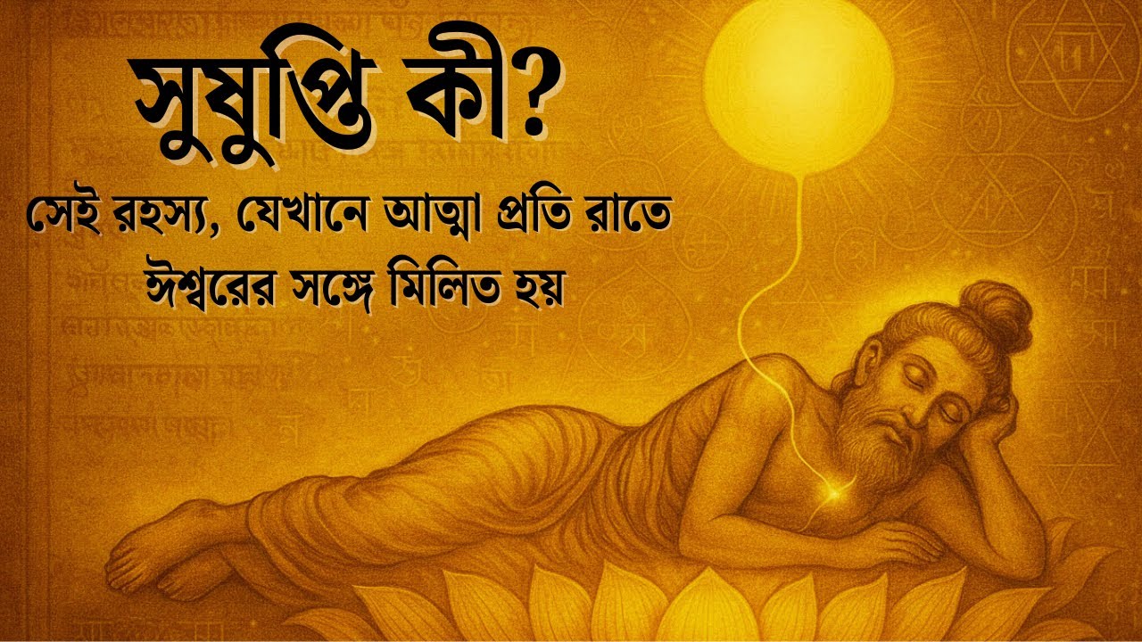 সুষুপ্তি কী? সেই রহস্যময় অবস্থা, যেখানে আত্মা প্রতিরাতে ঈশ্বরের সঙ্গে মিলিত হয়