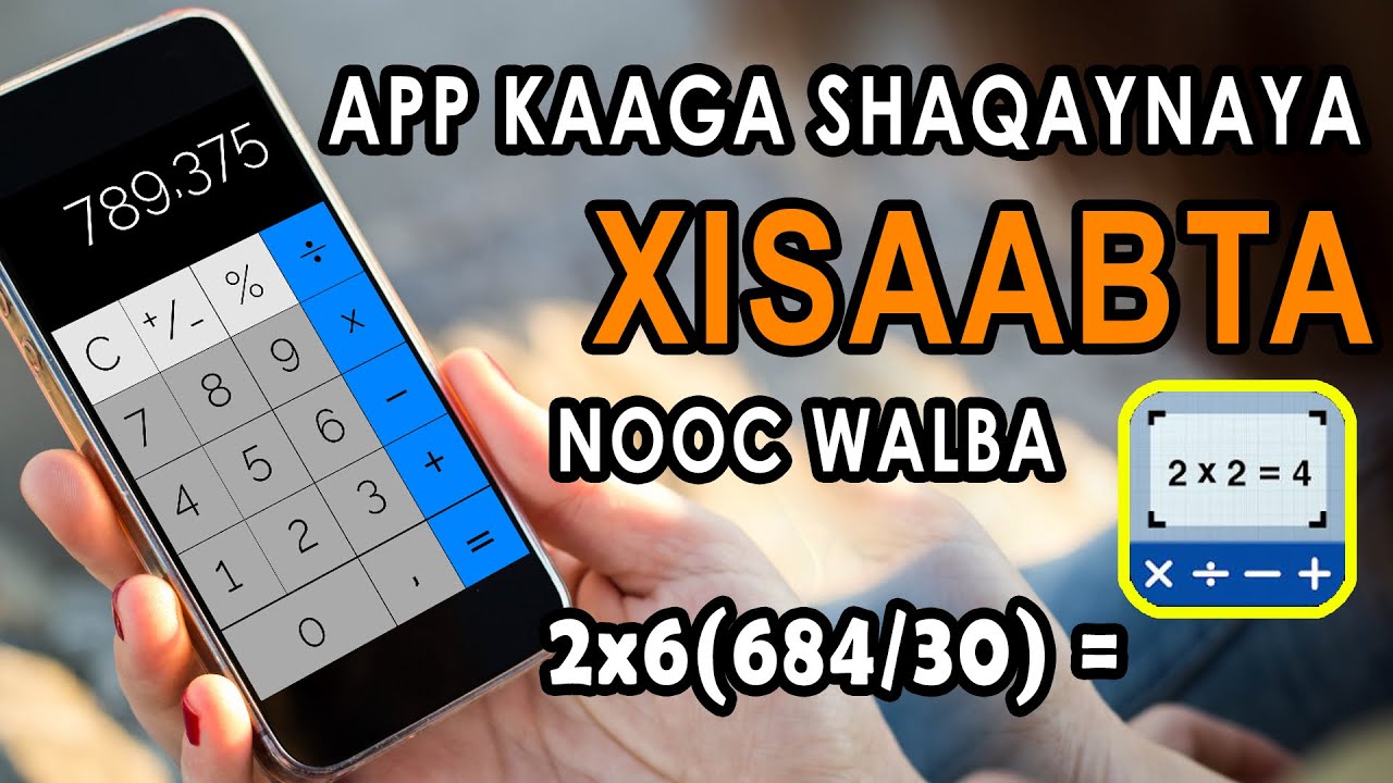APP-KAAGA SHAQAYNAYA XISAABTA NOOC WALBA.