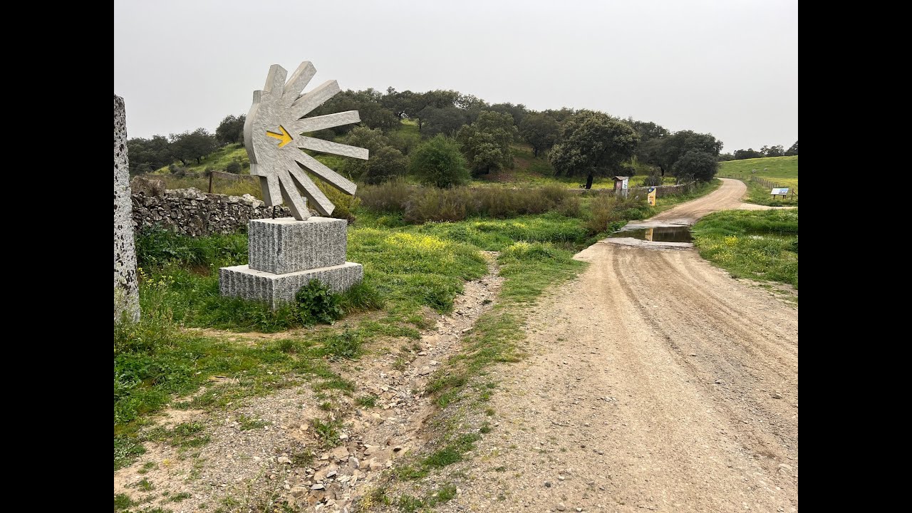 CAMINO DE SANTIAGO,VIA DE LA PLATA BICI (SEVILLA - FINISTERRE) ETAPA 2 ALMADEN DE LA PLATA - ZAFRA