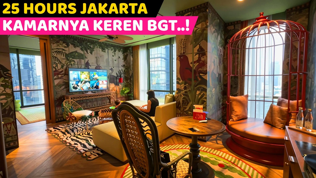 AKHIRNYA REVIEW HOTEL INI...! The 25hours Hotel Jakarta The Oddbird | Hotel mewah dan bagus
