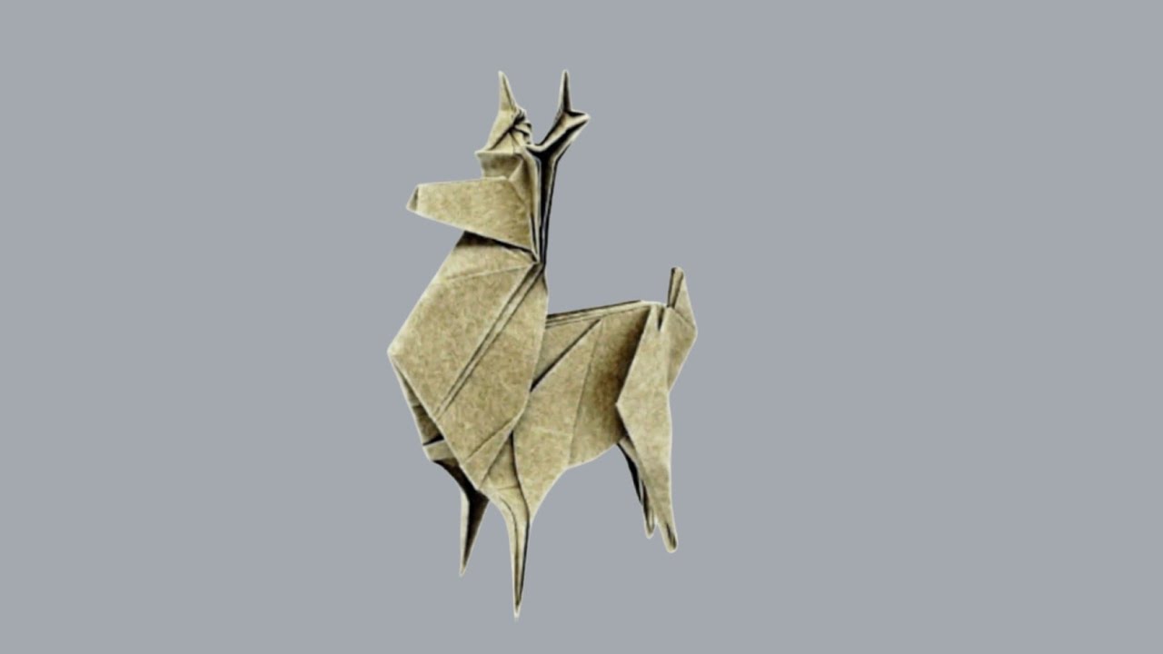 Origami deer !! How to make paper deer !! Origami animal