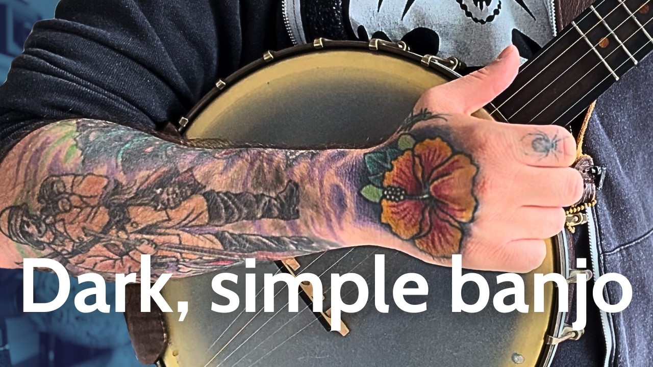 Easy, haunting banjo lesson | The Blackest Crow
