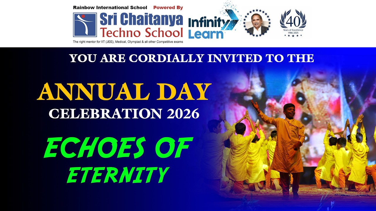 Annual function 2026 Sri Chaitanya Techno School Kopargaon Live Stream #kopargaon