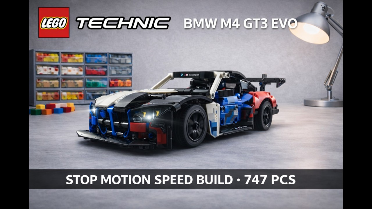 LEGO Technic #42226 BMW M4 GT3 EVO - Stop Motion Speed Build