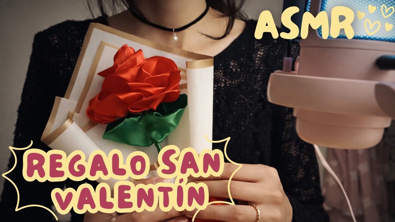 ASMR 🌹 Haciendo una Rosa Eterna para San Valentín | Tutorial DIY en Susurros ✨