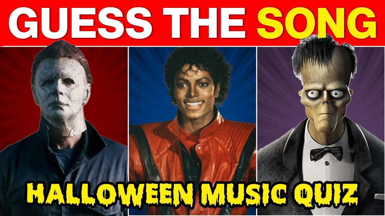 🎃  Halloween Music Quiz 👻 Guess the Halloween Song - (2024)