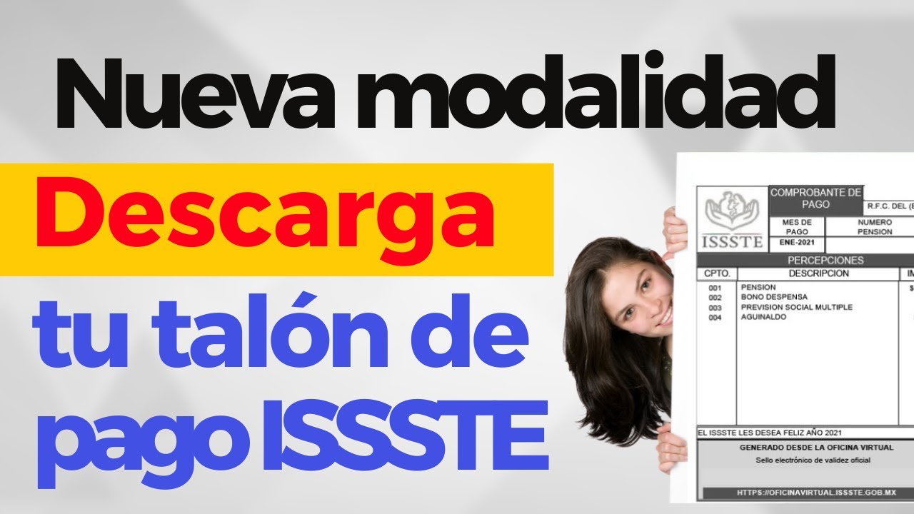 Cómo descargar tu talón de pago ISSSTE | Actualización 2024 | Abogados pensiones ISSSTE