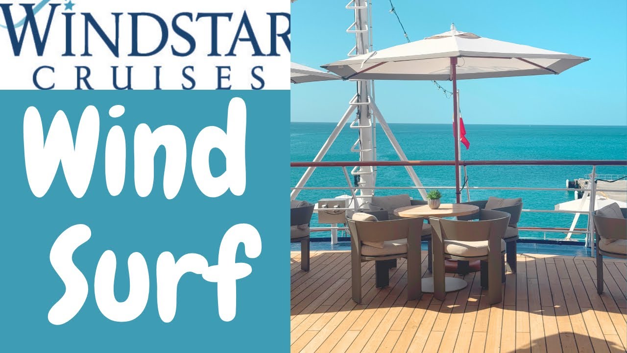 ⛵ Wind Surf , Windstar Cruises! – The World’s Largest Sailing Ship! 🚢✨ #WindSurf #WindstarCruises