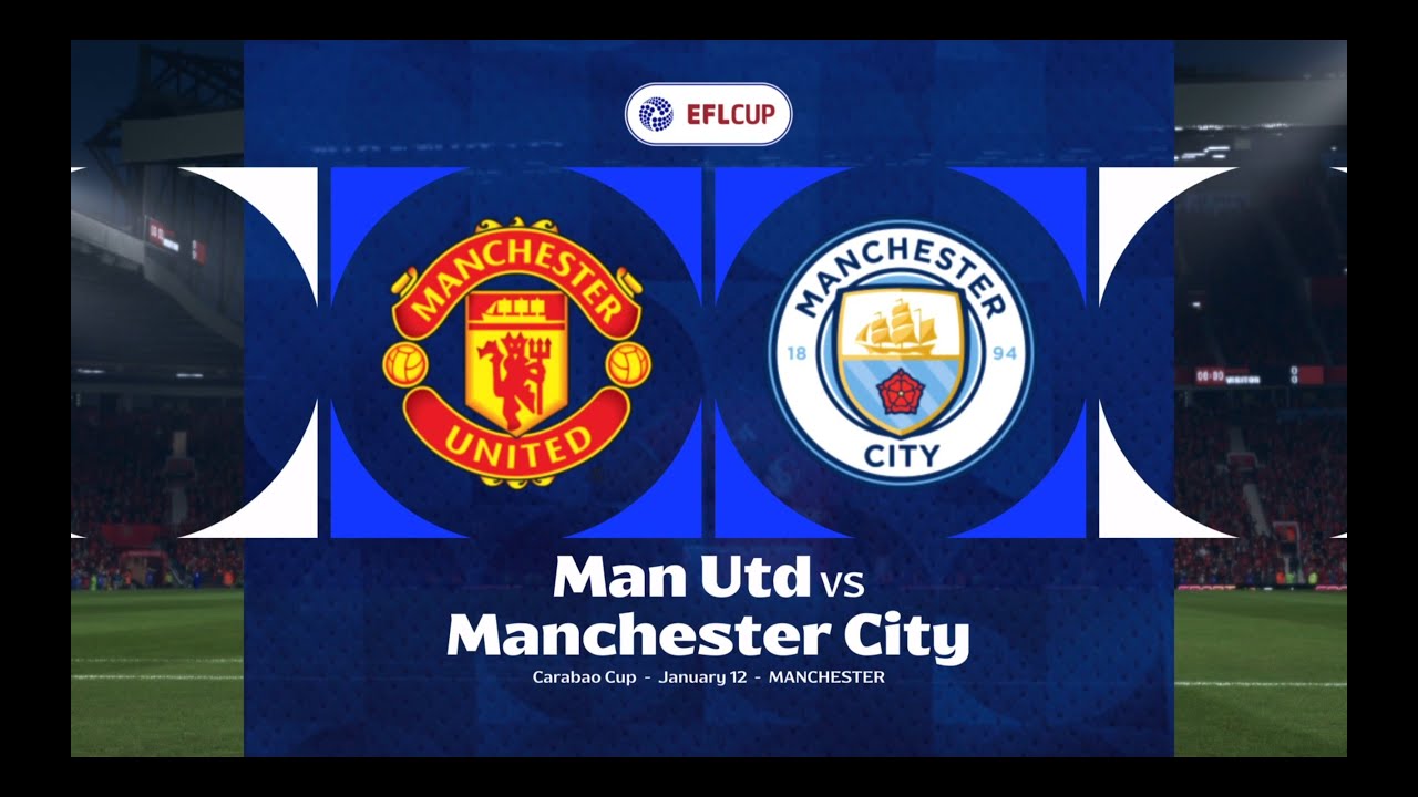 FC 26 PS5 Pro Career United S2 Carabao Cup semi United Vs City sliders V8 FUMA Legend Authentic 1.4