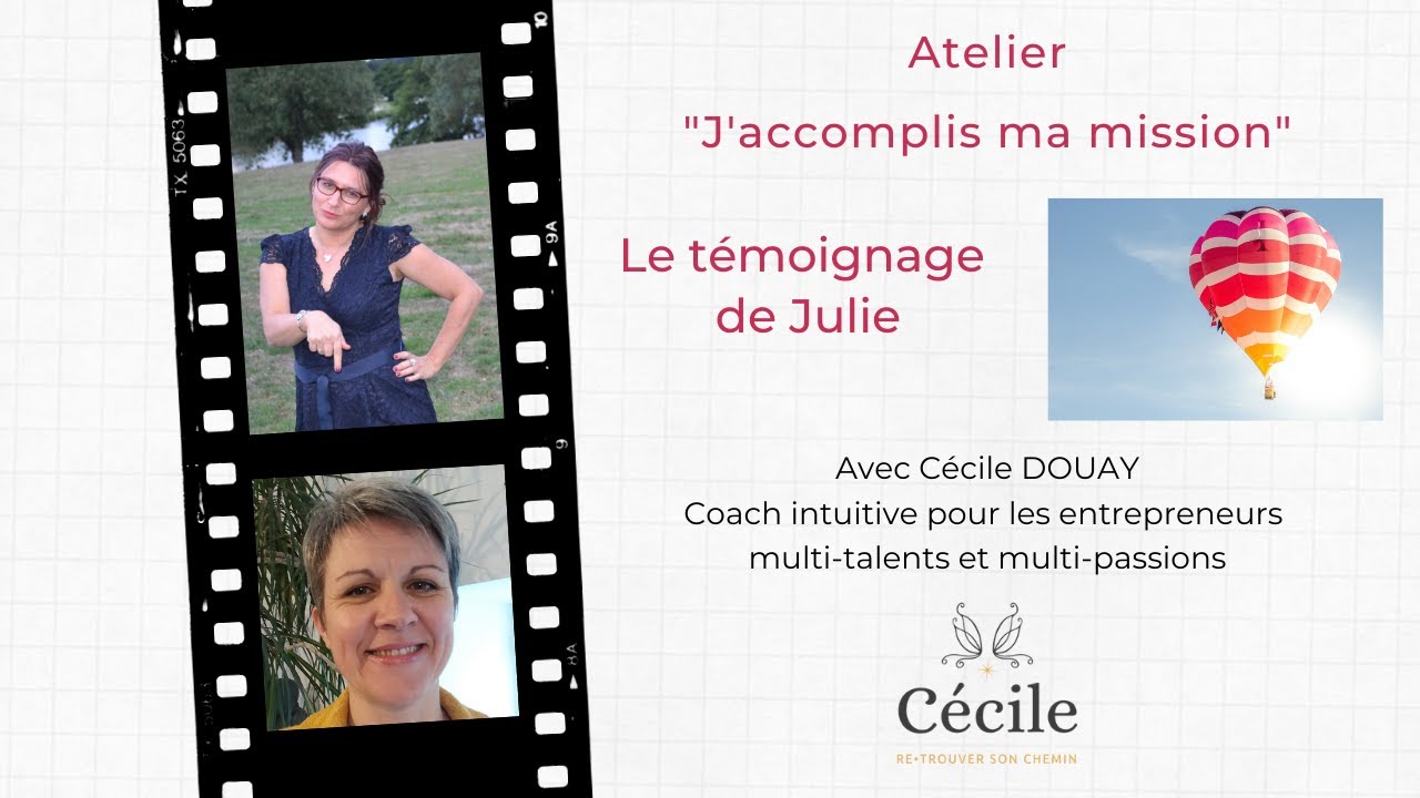 T&eacute;moignage de Julie atelier 
