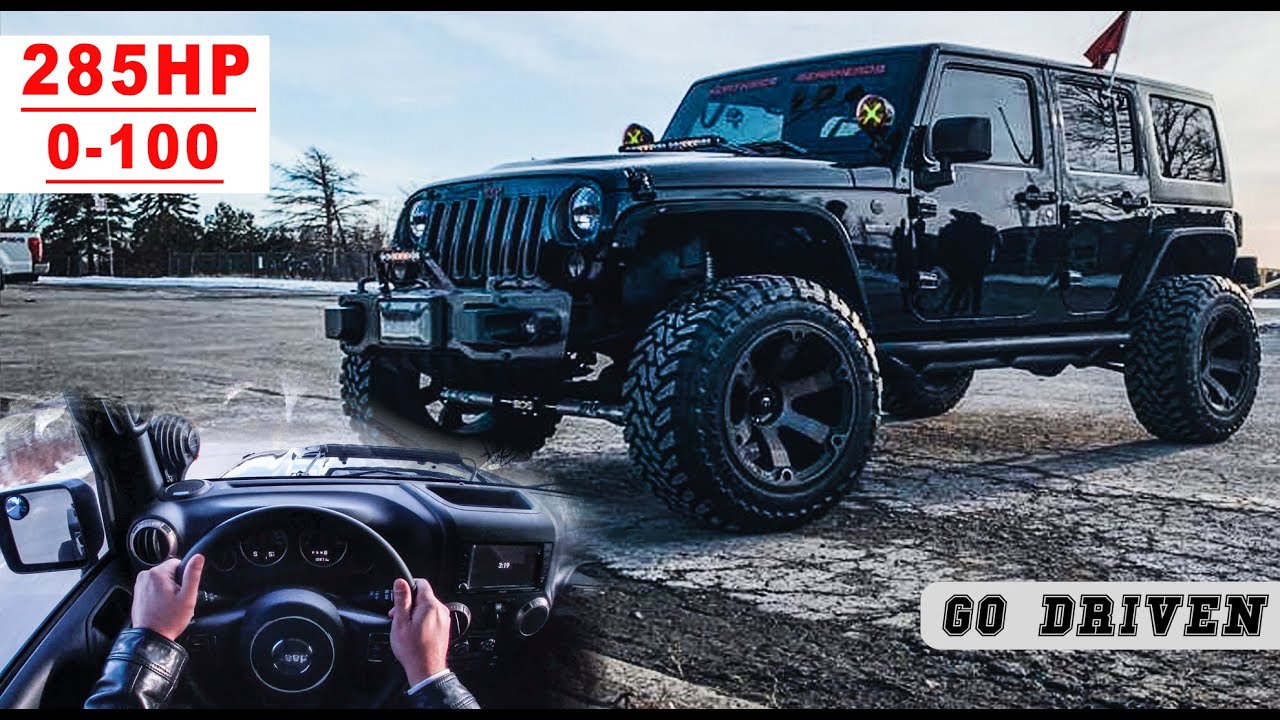 MODIFIED JEEP WRANGLER 75TH ANNIVERSARY EDITION POV DRIVING | 0-100 ACCELERATION BY GO DRIVEN |