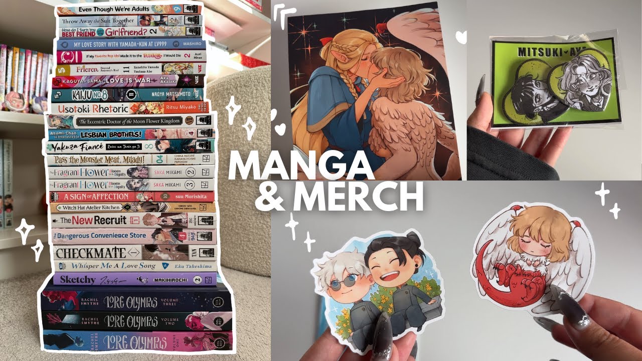 manga & merch haul 🌷everything i bought at MCM London Comic Con ⊹₊⟡⋆