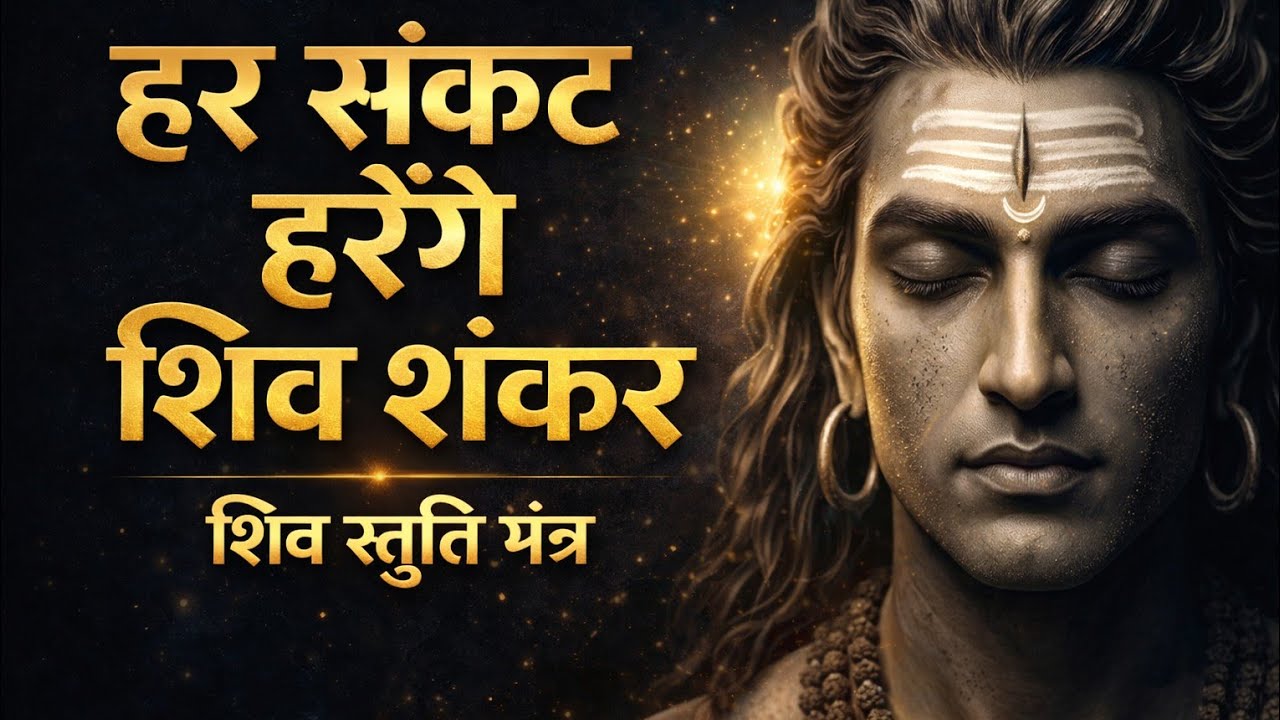 Shiv Stuti Mantra | हर संकट हरेंगे शिव शंकर | Powerful Shiv Mantra | Mahadev Bhajan