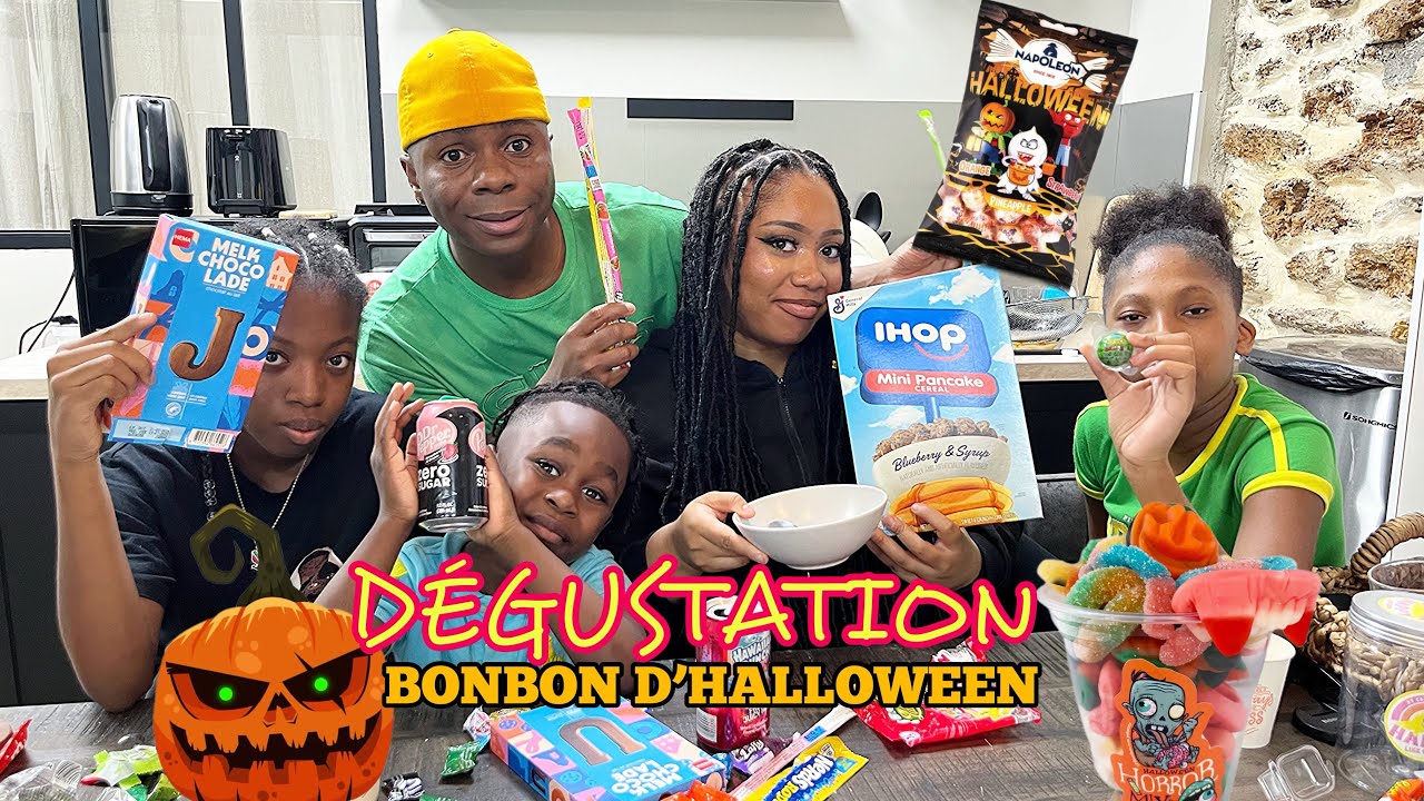 DÉGUSTATION BONBON D’HALLOWEEN (avec THEGRIMS, LEANA, LAURYN, MAEL, LOANE, PANDA)