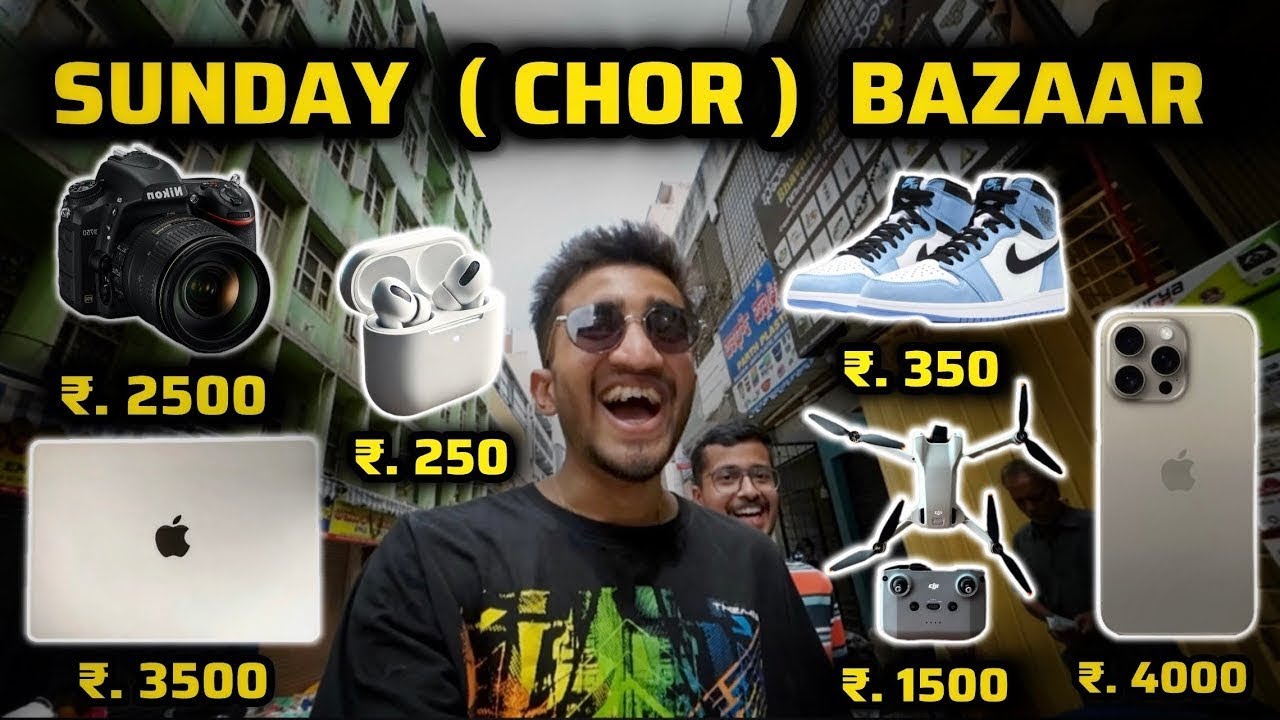 SUNDAY BAZAAR and CHICKPET BANGLORE | STREET SHOPPING - cheapest prices ever 🛍️