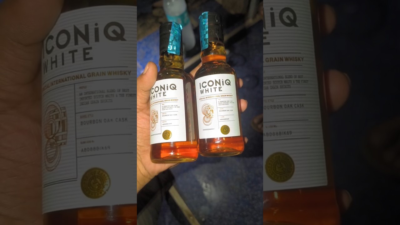 iconiq white🥃Grain Whisky drink 🍷#highlights #winelovers#viral
