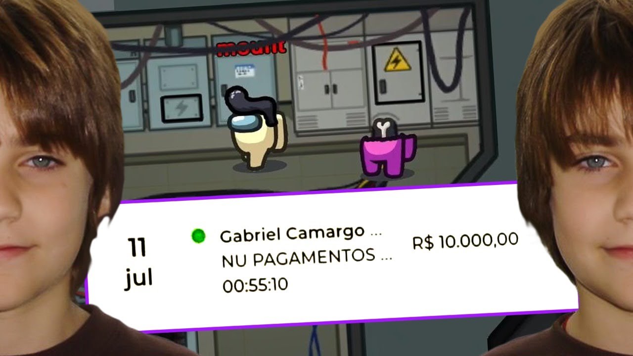 FOI JOGAR BÊB4DO E PERDEU 10K | (10/07) - AMONG US