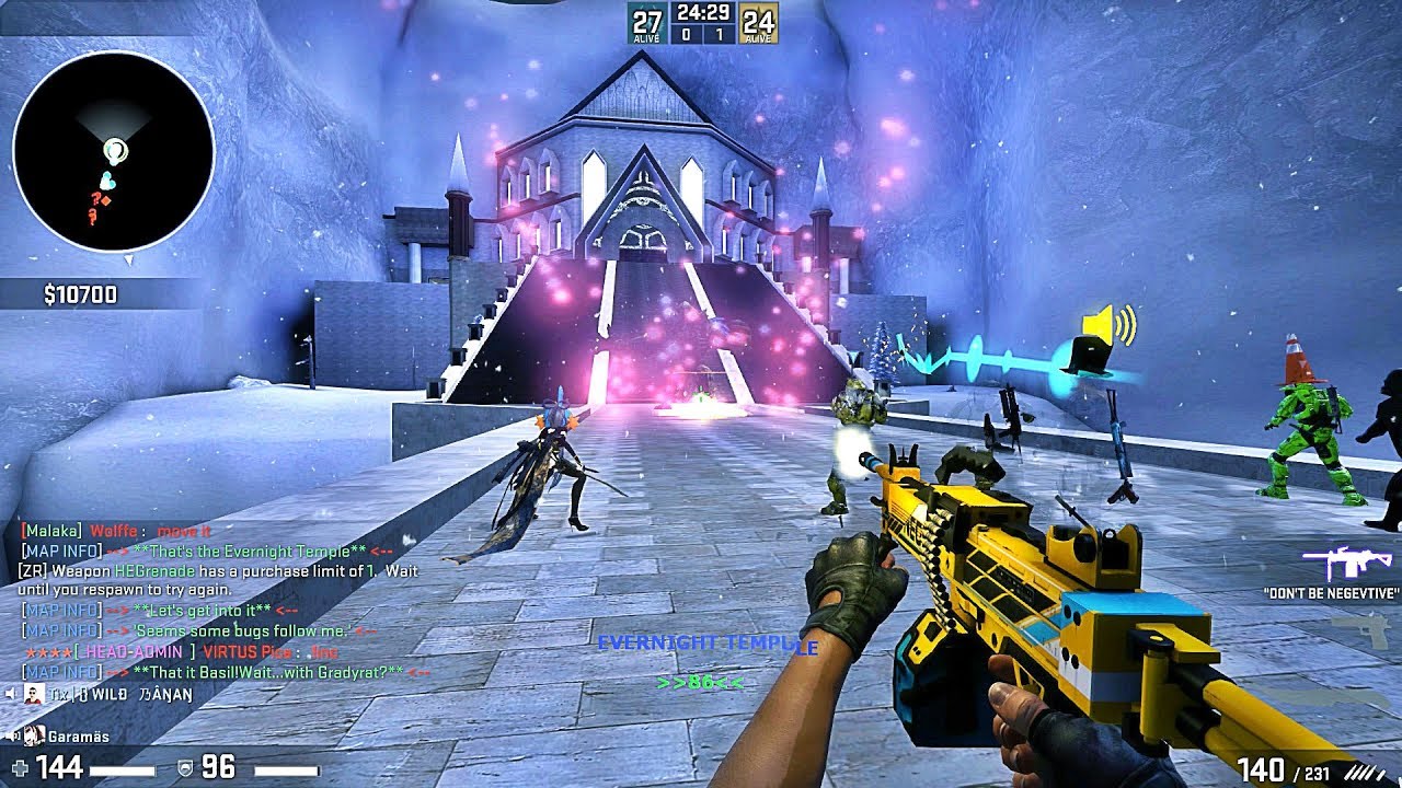 CSGO - Zombie Escape Mod - ze_evernight_a3_4 - GUC Server