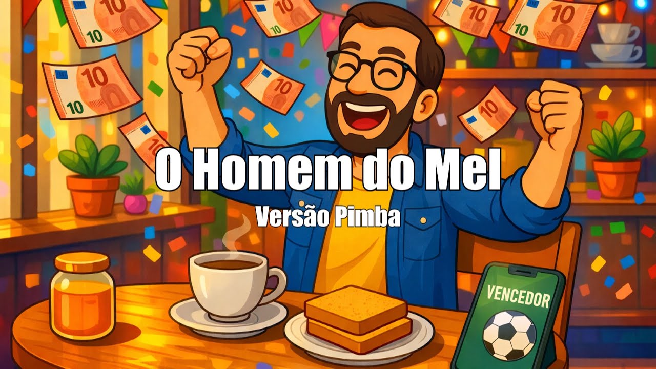 O Homem do Mel | Versão Pimba (AI Song) LYRIC VIDEO