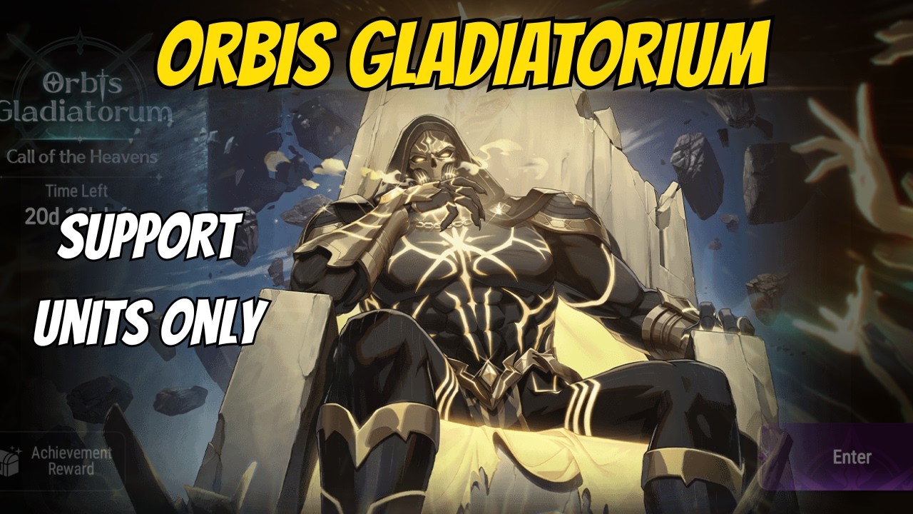 Orbis Gladiatorium : Call of the Heavens | Full Clear with Free Support Units (Epic Seven)