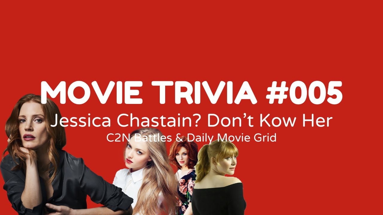 Jessica Chastain? Don't Know Her | Movie Trivia #005
