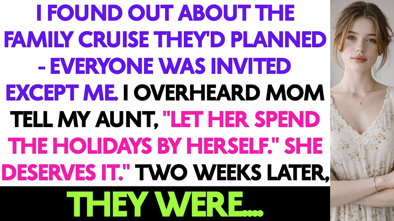 I Found Out About The Family Cruise They'd Planned — Everyone Was Invited Except Me...