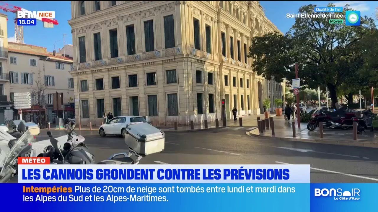 Météo : les Cannois grondent contre les prévisions