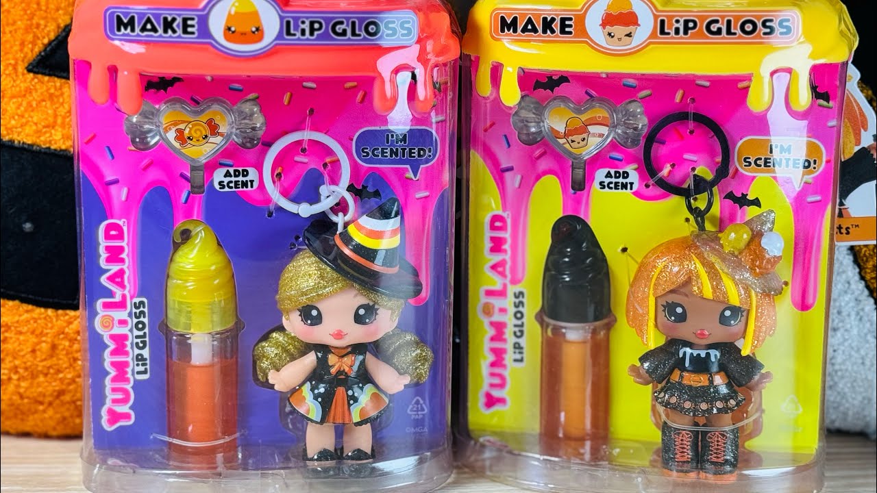 NEW Yummiland HALLOWEEN LIP Gloss DOLL - Unbox & Create With Me 👻👻🎃