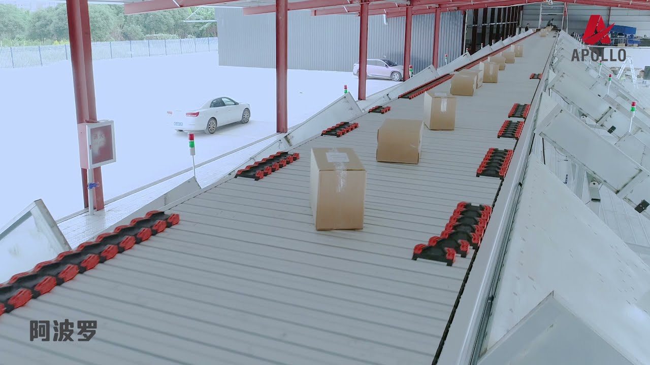 Shoe Sorter for parcels or cartons sorting with high speed