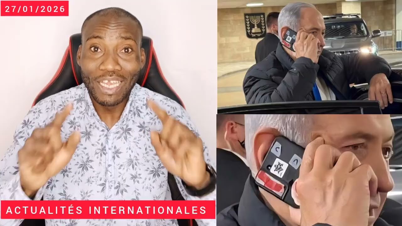 Paniqué face à l'iran, netanyao surprend le monde avec son téléphone bandé de ruban adhésif 