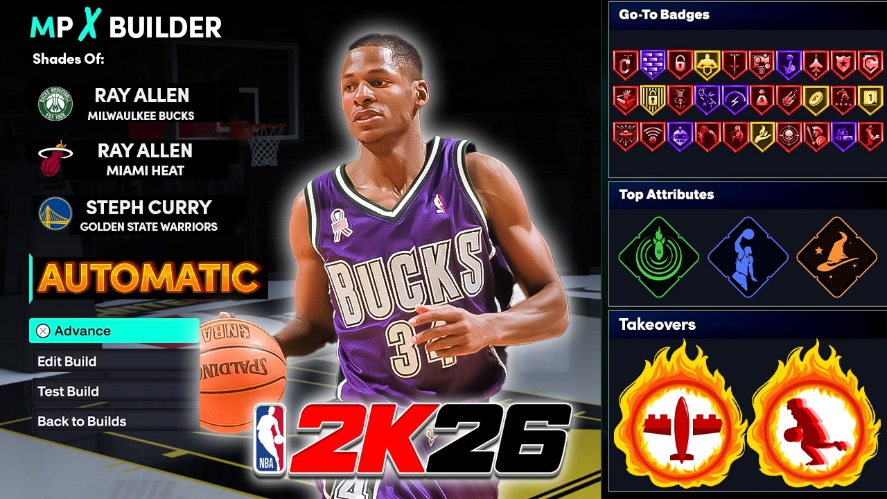 This 99 3PT Build with Legend Posterizer is UNSTOPPABLE on NBA 2K26!