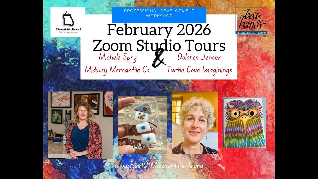 Virtual Studio Tour with Michele Spry and Dolores Jensen