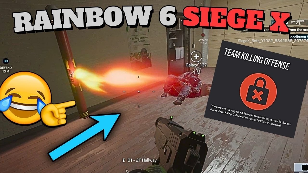 Яростное принуждение моих товарищей по команде Siege X (меня забанили)
