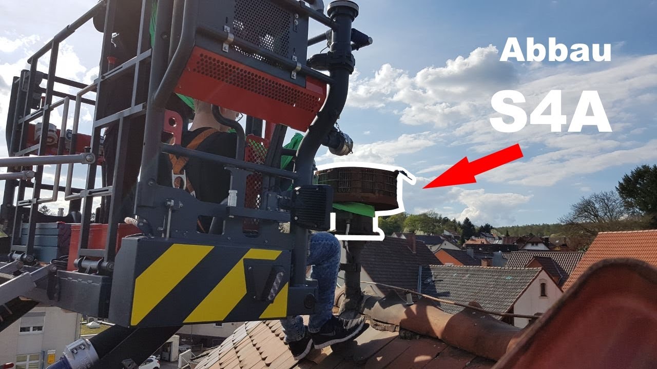Abbau einer historischen Feuerwehrsirene | Elektror S4A