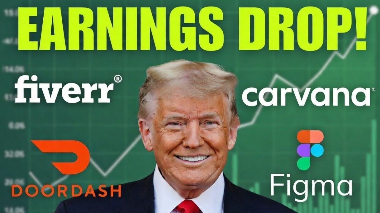 Обзор крупных финансовых результатов: Fiverr $FVRR, Carvana $CVNA, DoorDash $DASH, FIGMA $FIG