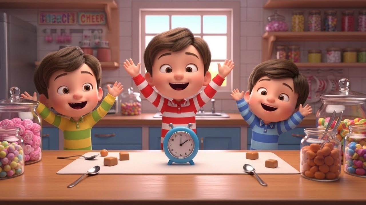 Toffee Timer – The Sweetest Countdown Rhyme | Fun Counting Song for Kids | Nursery Rhymes