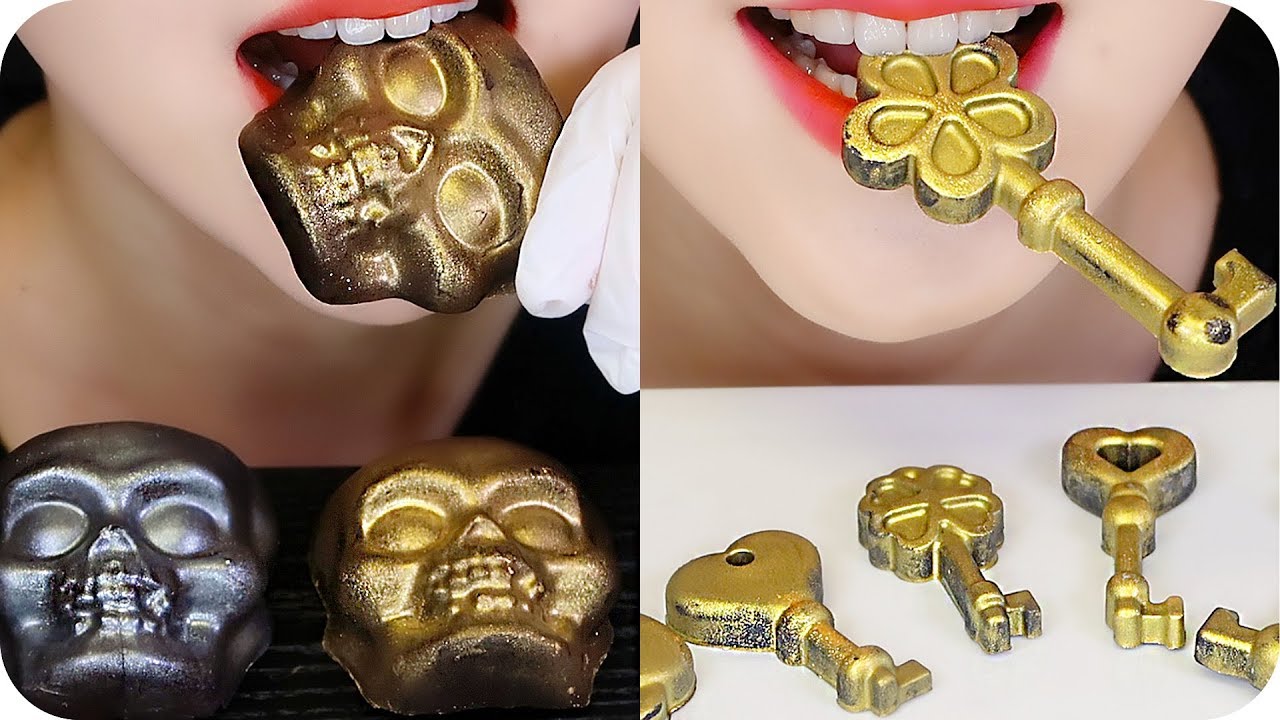 SATISFYING CHOCOLATE EATING SOUND ASMR COMPILATION #2 💗
