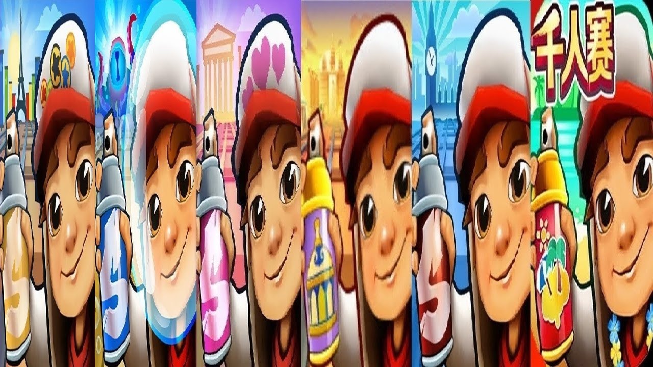 Subway Surfers Paris VS Underwater London Greece Chinese Version 2020 VS 2023 VS 2024  Gameplay