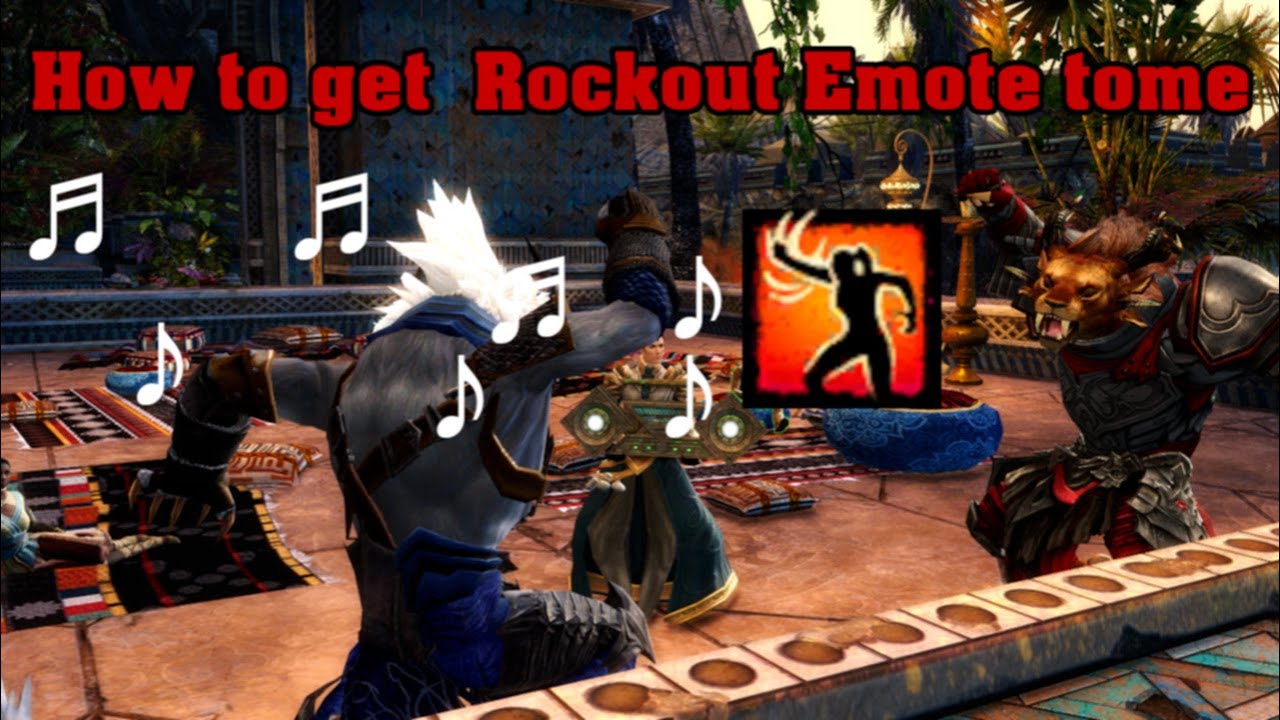How to get rockout emote tome