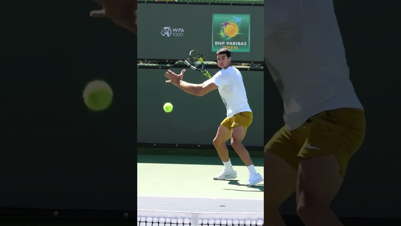 The Secret to Carlos Alcaraz's Explosive Forehands💥