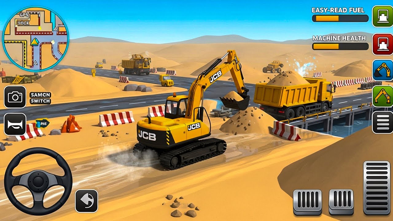 JCB Excavator Simulator - Digging And Trenching - Android Gameplay #livestreaming #gaming