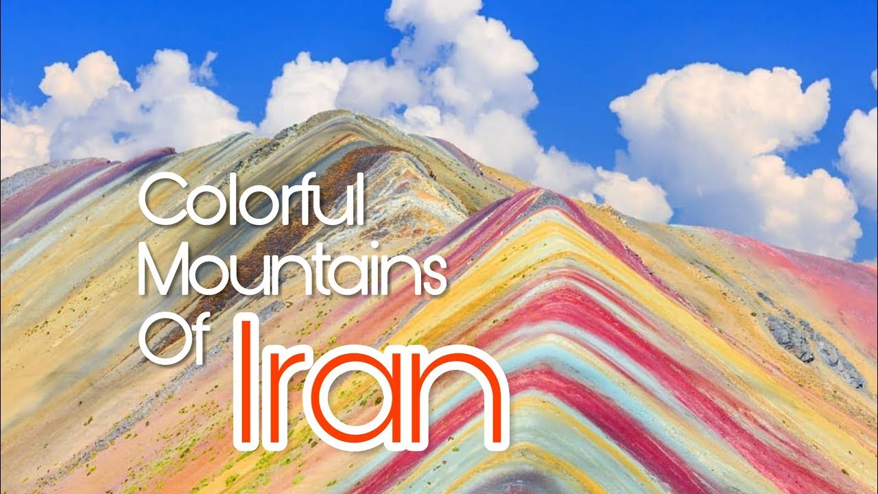 colorful mountains of iran-4k